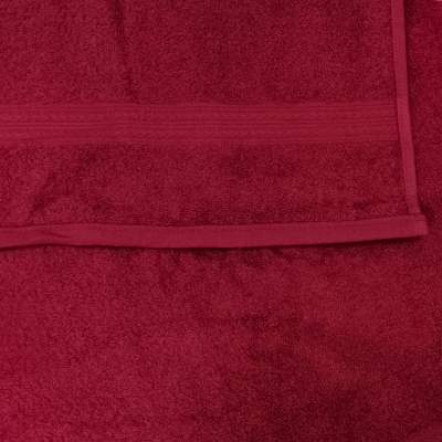 Полотенце махровое бордовый - фото 1
