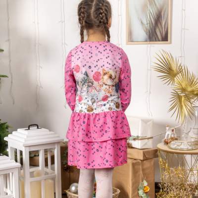 Платье для девочек Крошка розовый - фото 2