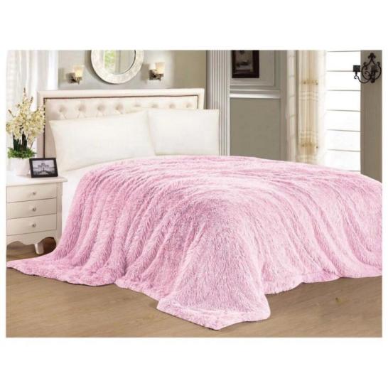 Плед Травка нежно-розовый - фото 1