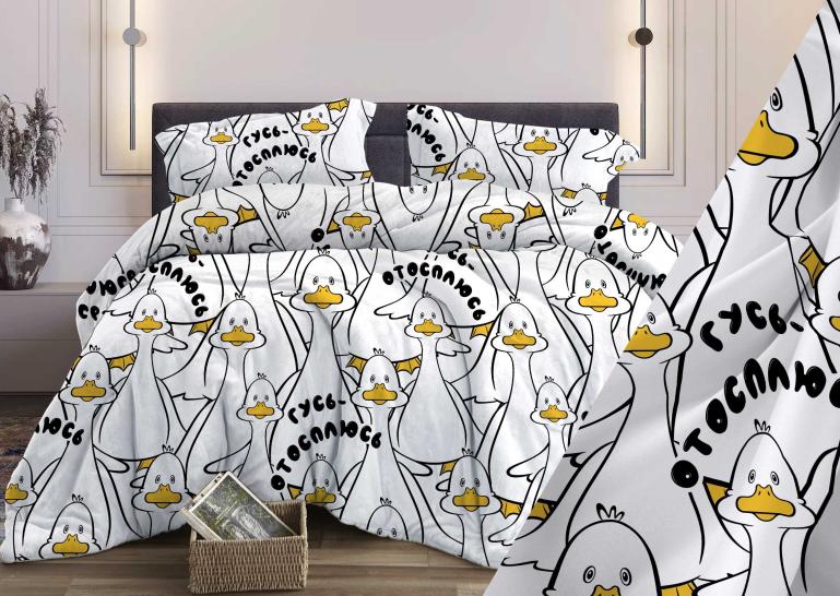 Комплект постельного белья Гусь отосплюсь Бязь - фото 2