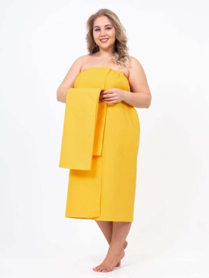 Килт для бани женский желтый - фото 1