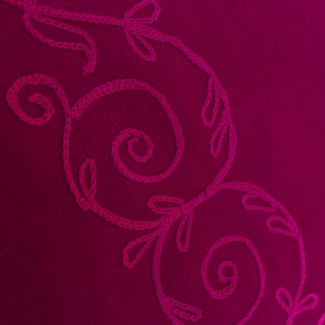 Комплект постельного белья Марсала с вышивкой вид 2 сатин - фото 4