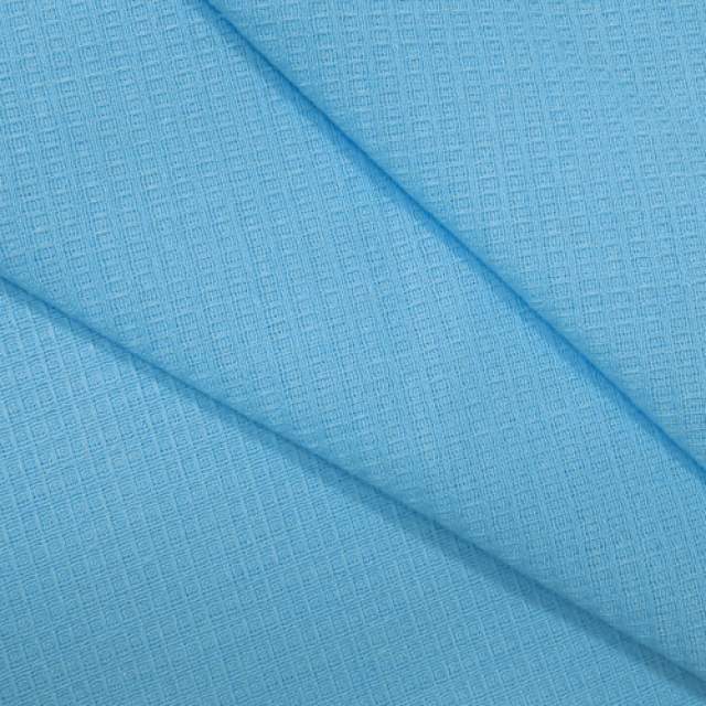 Полотенце вафельное голубой - фото 1