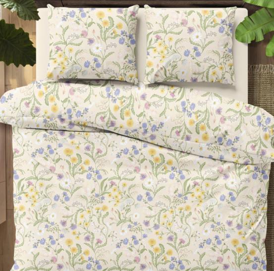 Комплект постельного белья Нежные травы поплин - фото 2