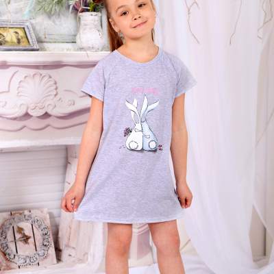Сорочка детская Два влюбленных зайца - фото 1