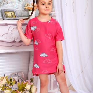 Сорочка для девочек Даниэлла розовый - фото 1