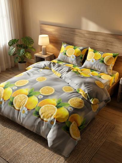 Комплект постельного белья Лимонный бриз бязь - фото 1