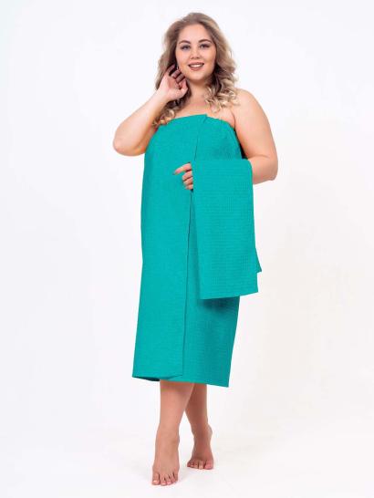 Килт для бани женский бирюза - фото 1