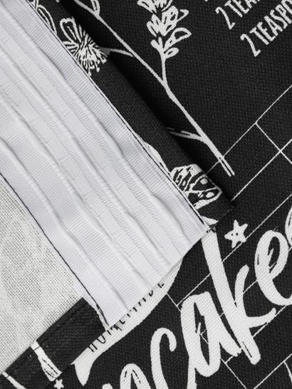 Шторы короткие с подхватами Стрекоза черная - фото 3