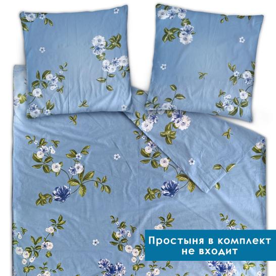 Комплект пододеяльник и 2 наволочки Цветение поплин - фото 2