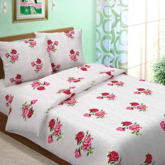 Комплект постельного белья Розы бязь - фото 1