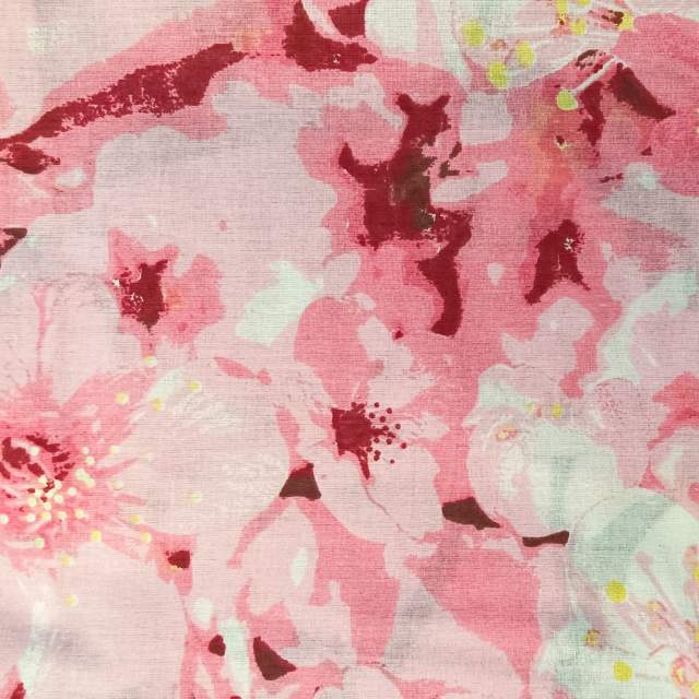 Комплект постельного белья Сакура розовый поплин  - фото 2