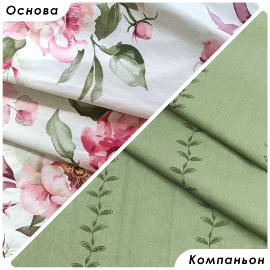 Комплект постельного белья Цветочный рассвет поплин - фото 2