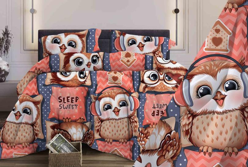 Ткань Совиный домик Бязь 150 см  - фото 1