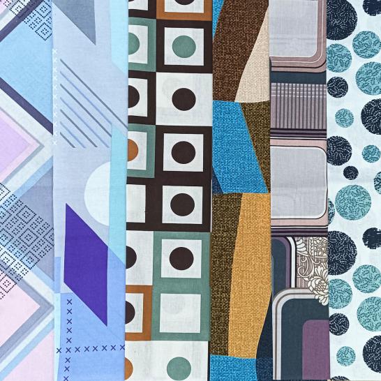 Лоскут Пифагор (12 лоскутов 50*50 см) - фото 3