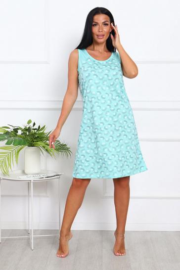 Сорочка женская (01012 вид 2, бирюзовый) - фото 1