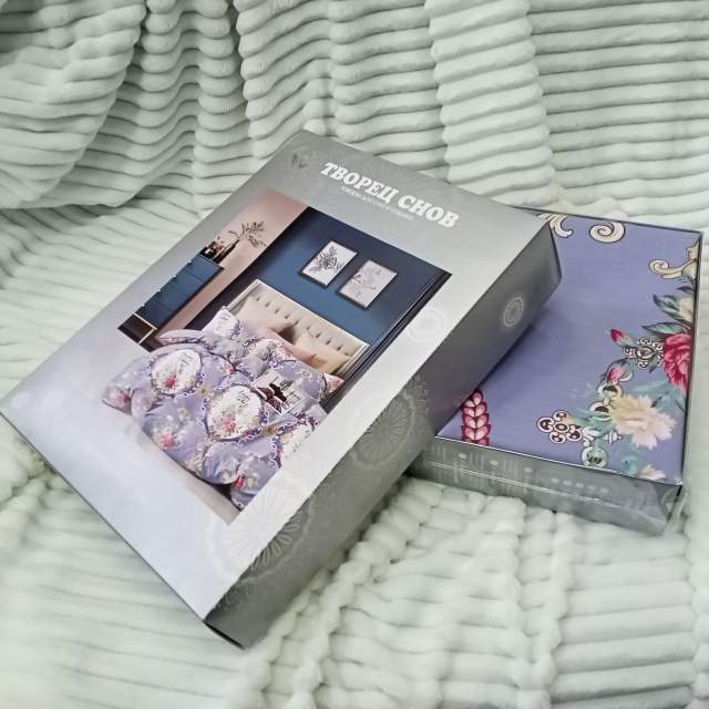 Комплект постельного белья Творец Снов Ришелье сатин в подарочной упаковке - фото 3