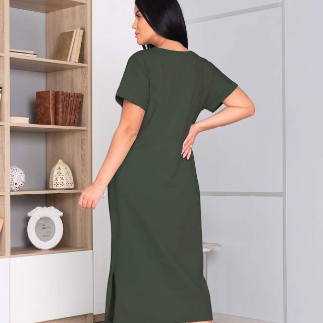 Платье Палома (хаки) - фото 2