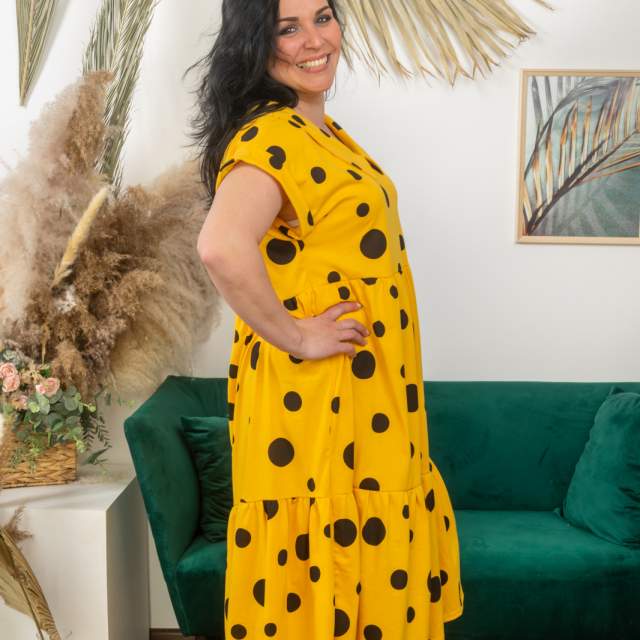 Платье женское Николь желтый - фото 2