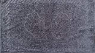 Полотенце махровое Ручки графит - фото 1