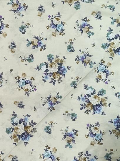 Комплект постельного белья Зима-Лето Цветочная долина поплин - фото 2