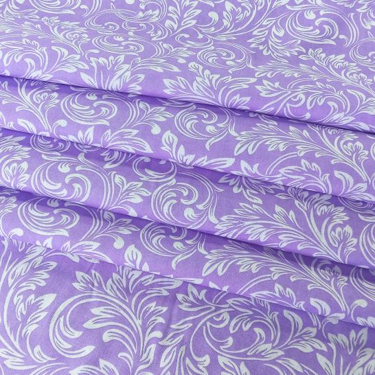 Ткань Завиток лавандовый Бязь 150 см  - фото 2