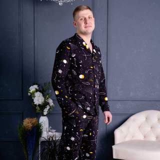 Пижама Ночная Сказка черный - фото 1