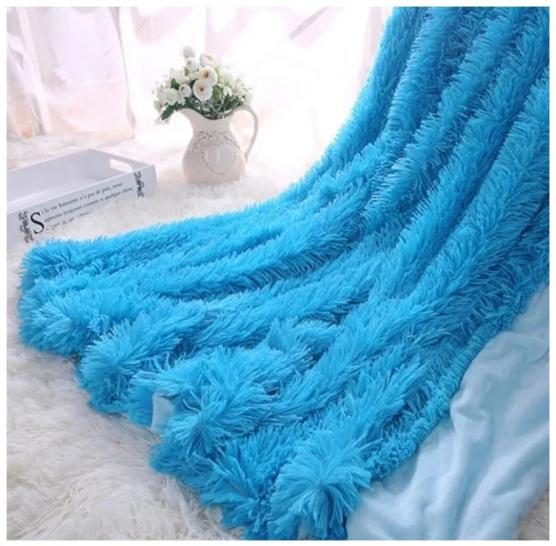 Плед Травка Голубая Лагуна - фото 1