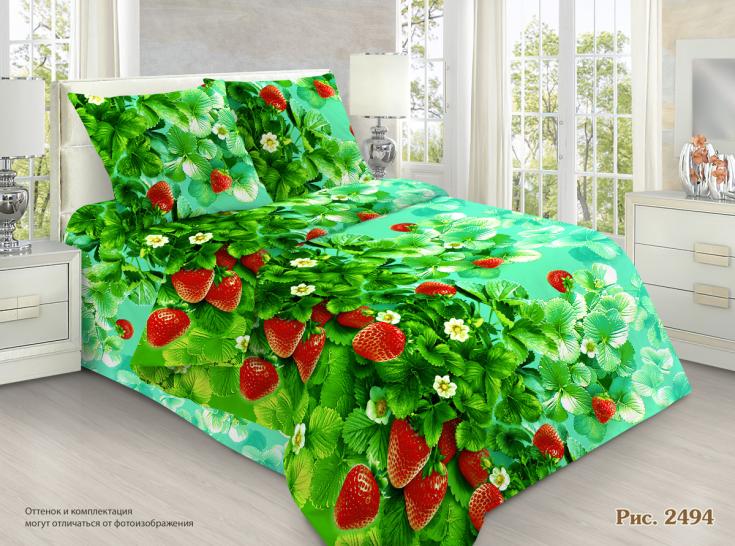 Комплект постельного белья Ягодка 3D бязь - фото 1