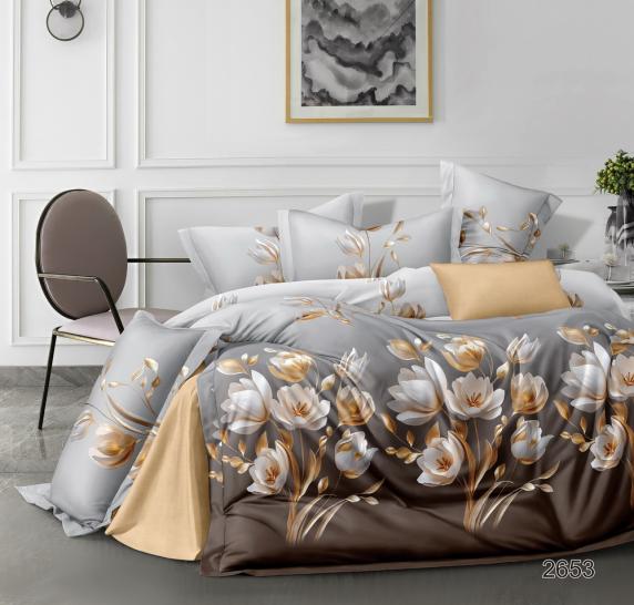 Пододеяльник Эустома (основа) сатин - фото 1