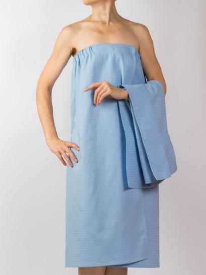 Килт для бани женский голубой - фото 1