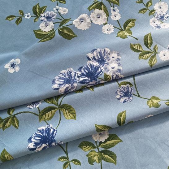 Комплект пододеяльник и 2 наволочки Цветение поплин - фото 3