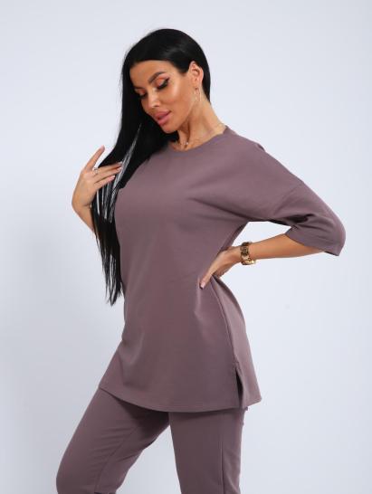 Костюм с брюками, футер с лайкрой (01048, капучино) - фото 8