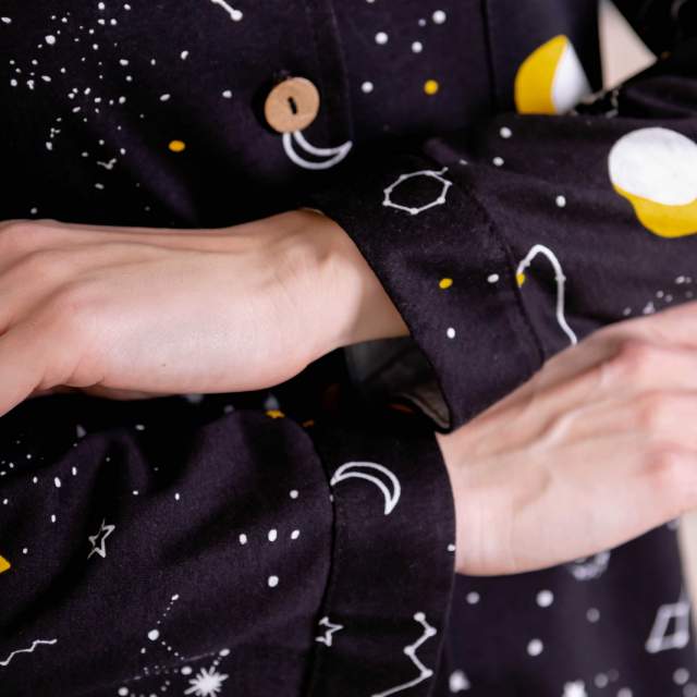 Пижама Светлана (без канта) черный - фото 4