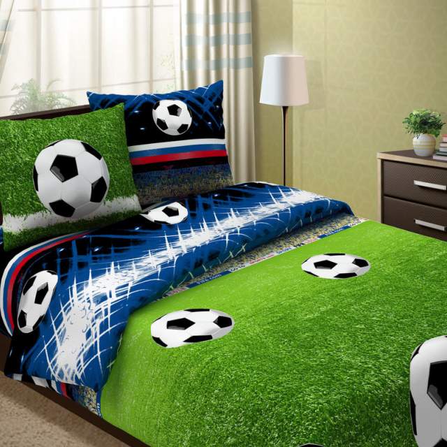 Комплект постельного белья Футбол бязь - фото 1