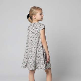 Платье для девочек Каролина серый - фото 3
