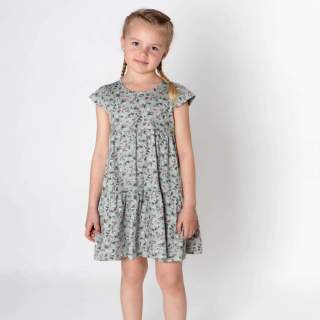 Платье для девочек Сильвия серый - фото 1