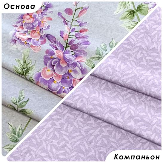 Комплект постельного белья Сиреневый вальс поплин - фото 2