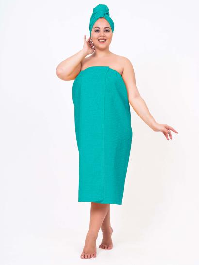 Килт для бани женский бирюза - фото 2