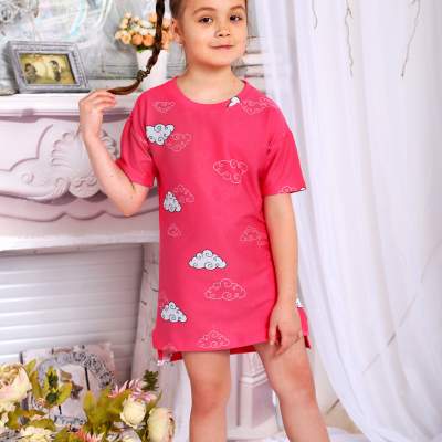 Сорочка для девочек Даниэлла розовый - фото 1