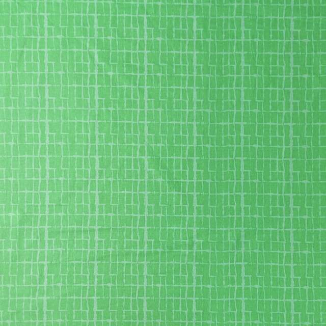Ткань Бибигон зеленый Бязь 150 см  - фото 1