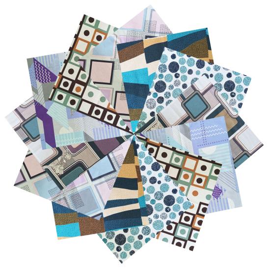 Лоскут Пифагор (12 лоскутов 50*50 см) - фото 4