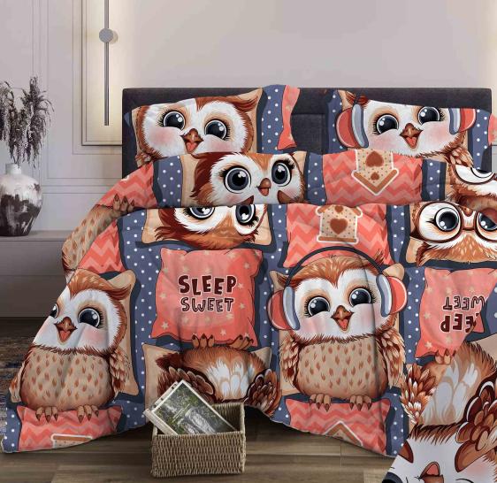 Простыня Совиный домик бязь - фото 1