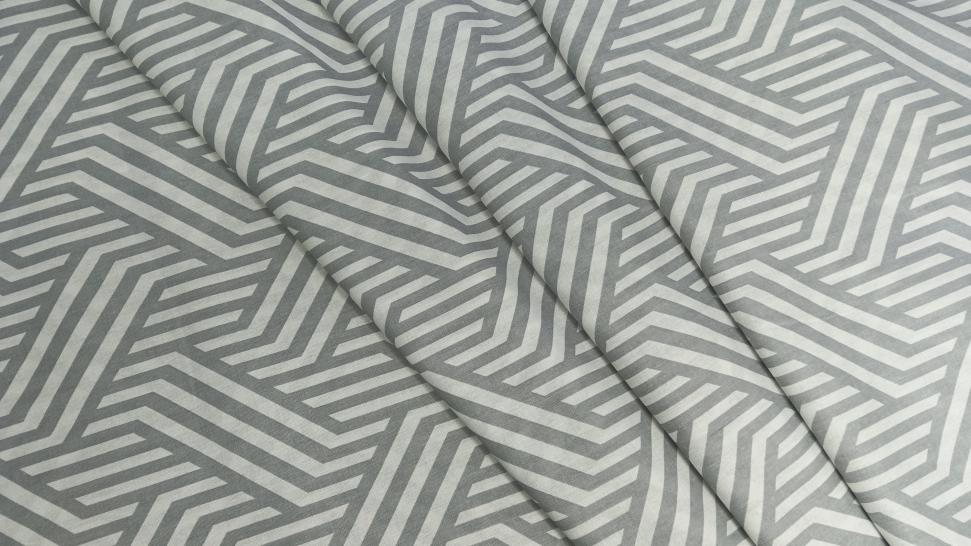 Ткань Бесконечность серый Бязь 150 см  - фото 1