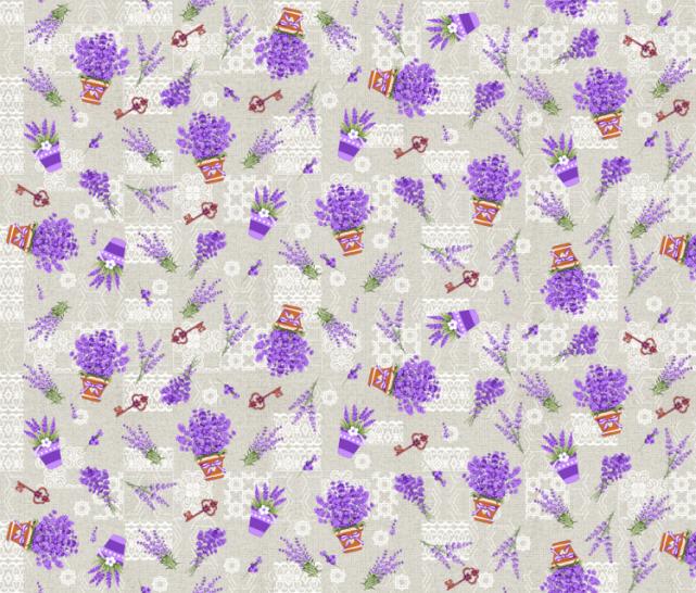 Ткань рогожка Прованс 150 см  - фото 1