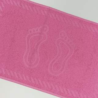 Полотенце Ножки махровое розовый - фото 1