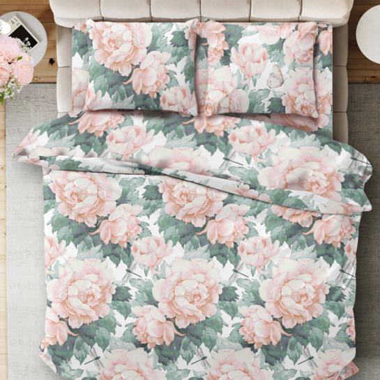 Наволочка Пион поплин - фото 1