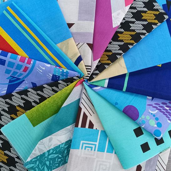 Лоскут Абстракция (14 лоскутов 50*50 см) - фото 4