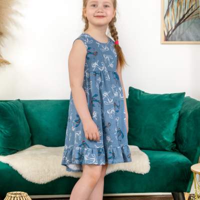 Платье для девочек Софи синий - фото 1