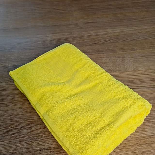 Полотенце махровое  лимонный - фото 2